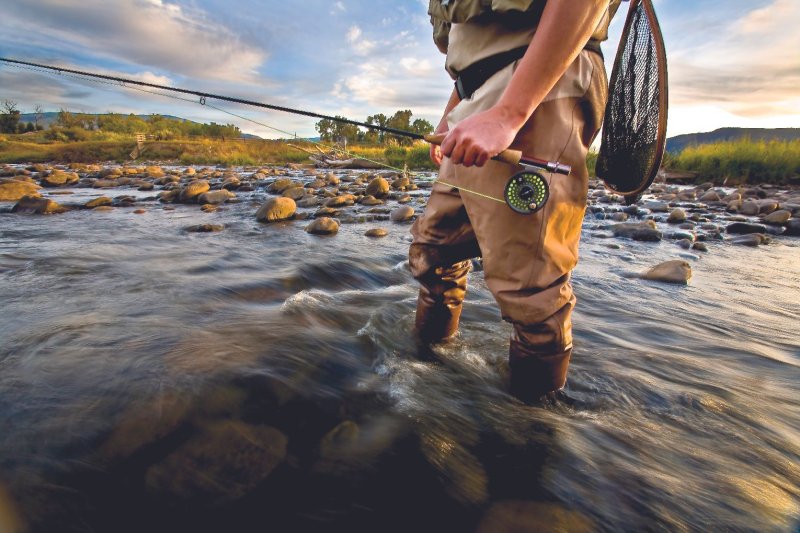 Fishing, Outdoors, Water, Rock.