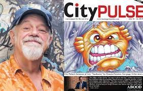 Publication, Adult, Man, Person. Text: CityPULSE ABOOD