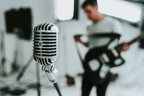 Microphone, Adult, Man, Person.
