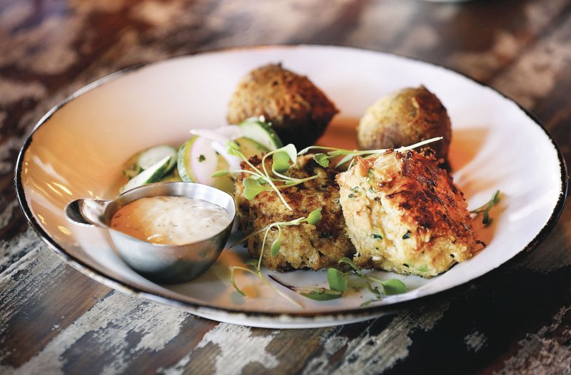 Food, Food Presentation, Plate, Fritters.