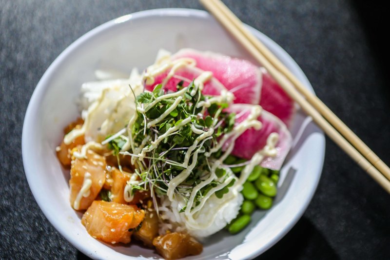 Food, Food Presentation, Plate, Chopsticks.