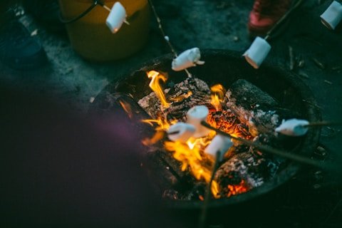 Bonfire, Fire, Flame, Bbq.