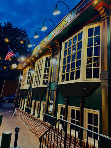 Flag, Urban, Lamp, City.