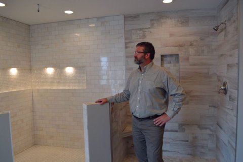 Indoors, Interior Design, Man, Person.