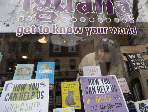 Book, Publication, Advertisement, Poster. Text: TM get to know your world WE HOW TO WISH MEDITATE LIKE A BUDDHIST LUCK LOCKED NEVER IN ALONE NE HOW YOU NEW YORK TIMES BESTSELLER we are never HOW YOU NOT meeting in FALL real life. CAN HELP US CAN HELP U...