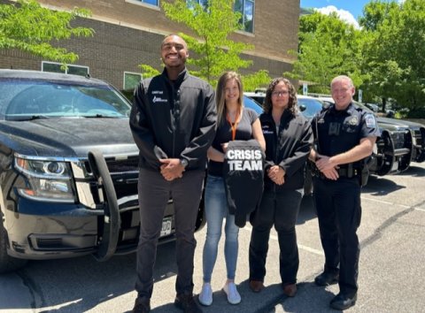 Female, Girl, Person, Teen. Text: CRISIS TEAM