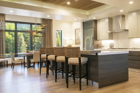Indoors, Interior Design, Kitchen, Dining Table.
