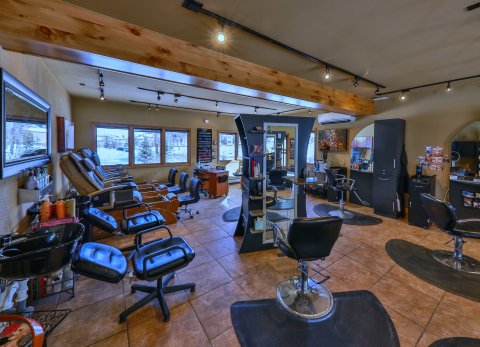Indoors, Chair, Beauty Salon, Barbershop.