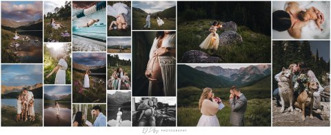 Art, Collage, Dress, Wedding Gown. Text: EJ Dilley PHOTOGRAPHY
