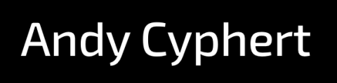 Text, Outdoors, Logo, City. Text: Andy Cyphert