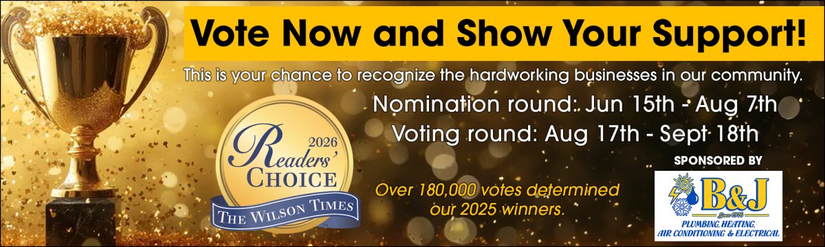 Wilson Times Readers' Choice 2026
