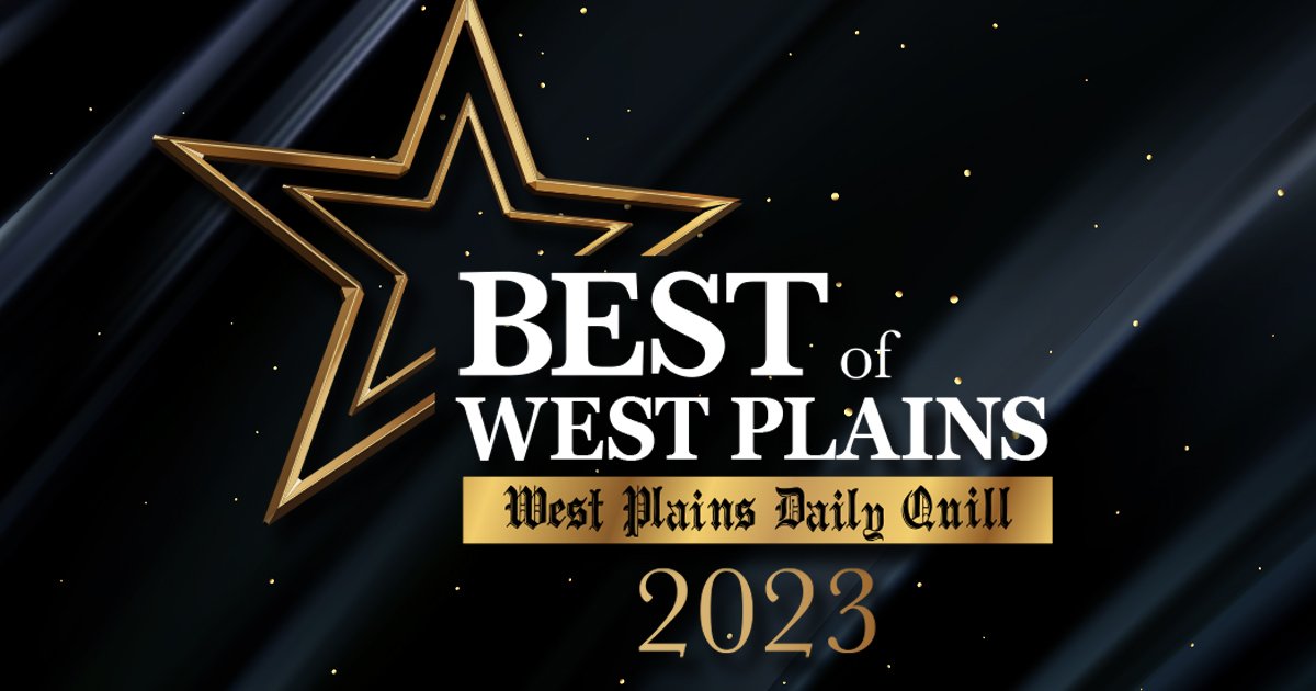 Car, Night, Symbol, Lighting. Text: BEST of WEST PLAINS West Plains Daily Quill 2023