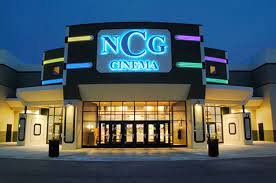 Hotel, Shop, Shopping Mall, City. Text: NCG CINEMA