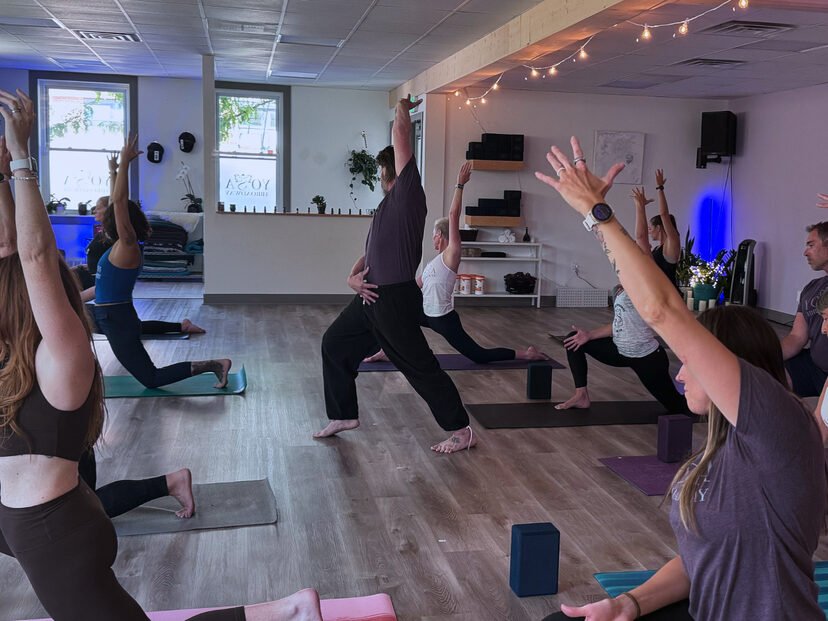 Pilates, Person, Warrior Yoga Pose, Woman.